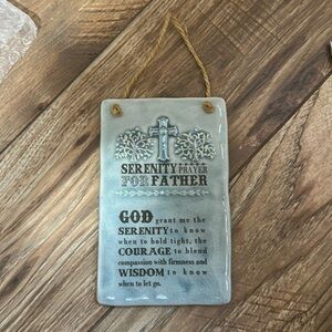 Grasslands Road Serenity Prayer Plaque
